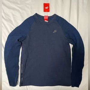 Nike Tech Fleece crew sweater Blue size Small